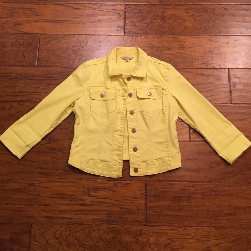 CAbi Yellow Jean Jacket